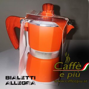 Bialetti 1-Mokka Maschine Sonderedition orange